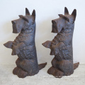 Custom craft modern decoration life size bronze dog statue sculpture